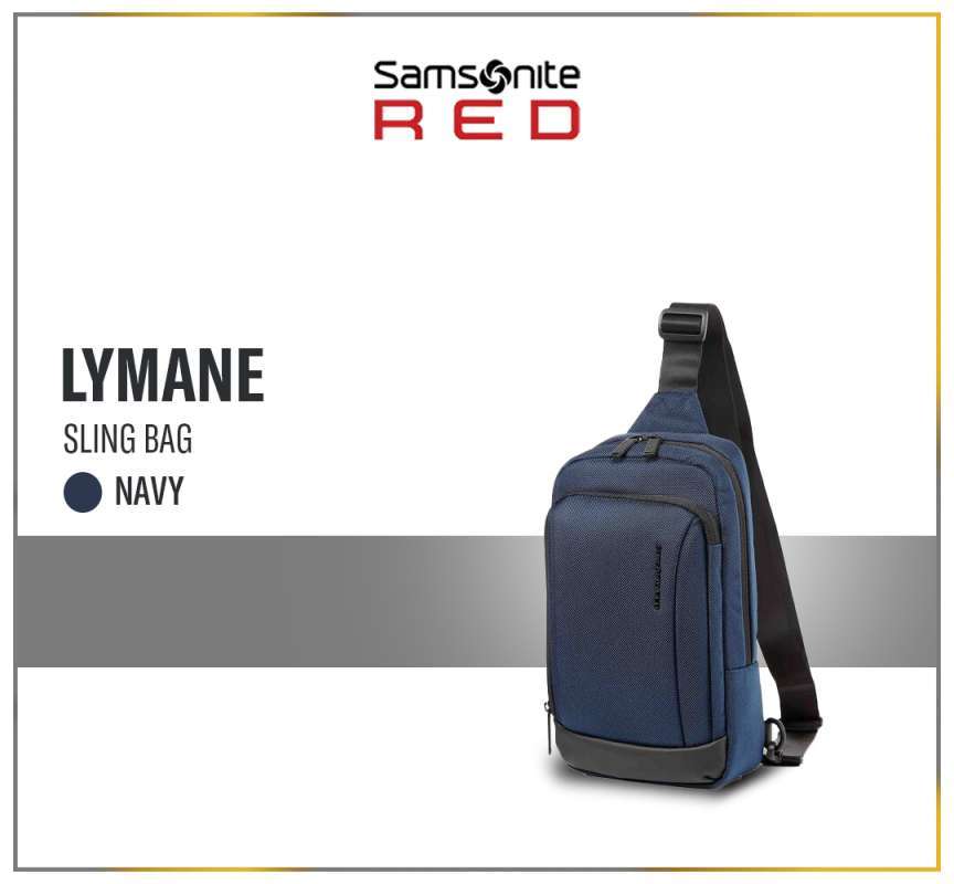 Samsonite red alvion sling outlet