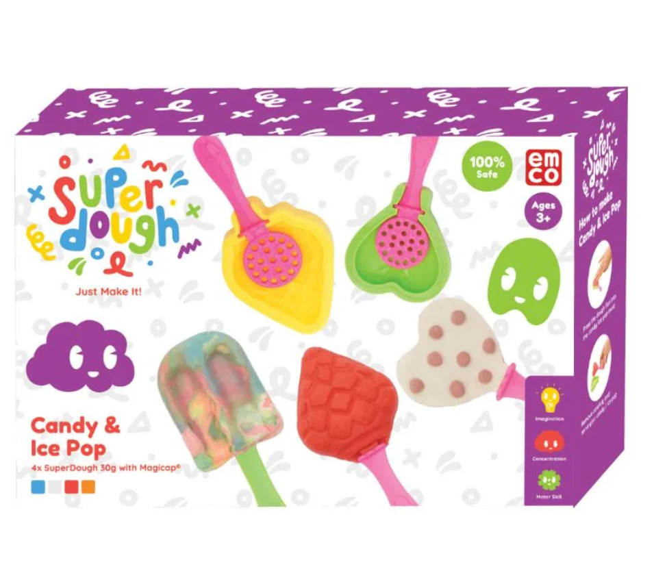 Promo Emco 106130N Super Dough 3 Mini Maker Candy & Ice Pop Set mirip