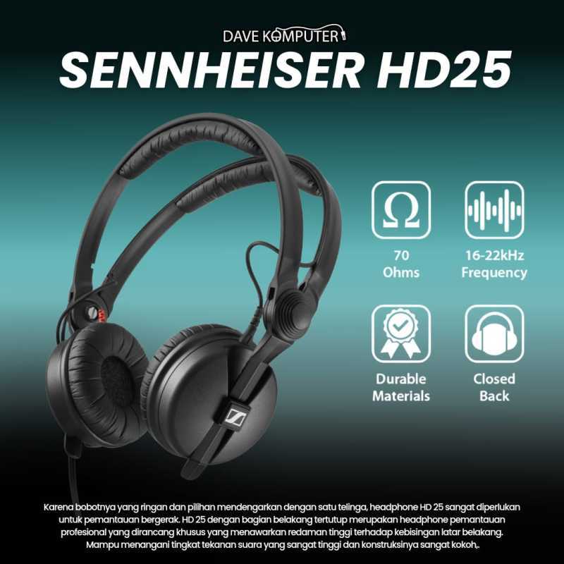 Jual Sennheiser Hd 25 Hd25 Headphone Di Seller Dave Komputer