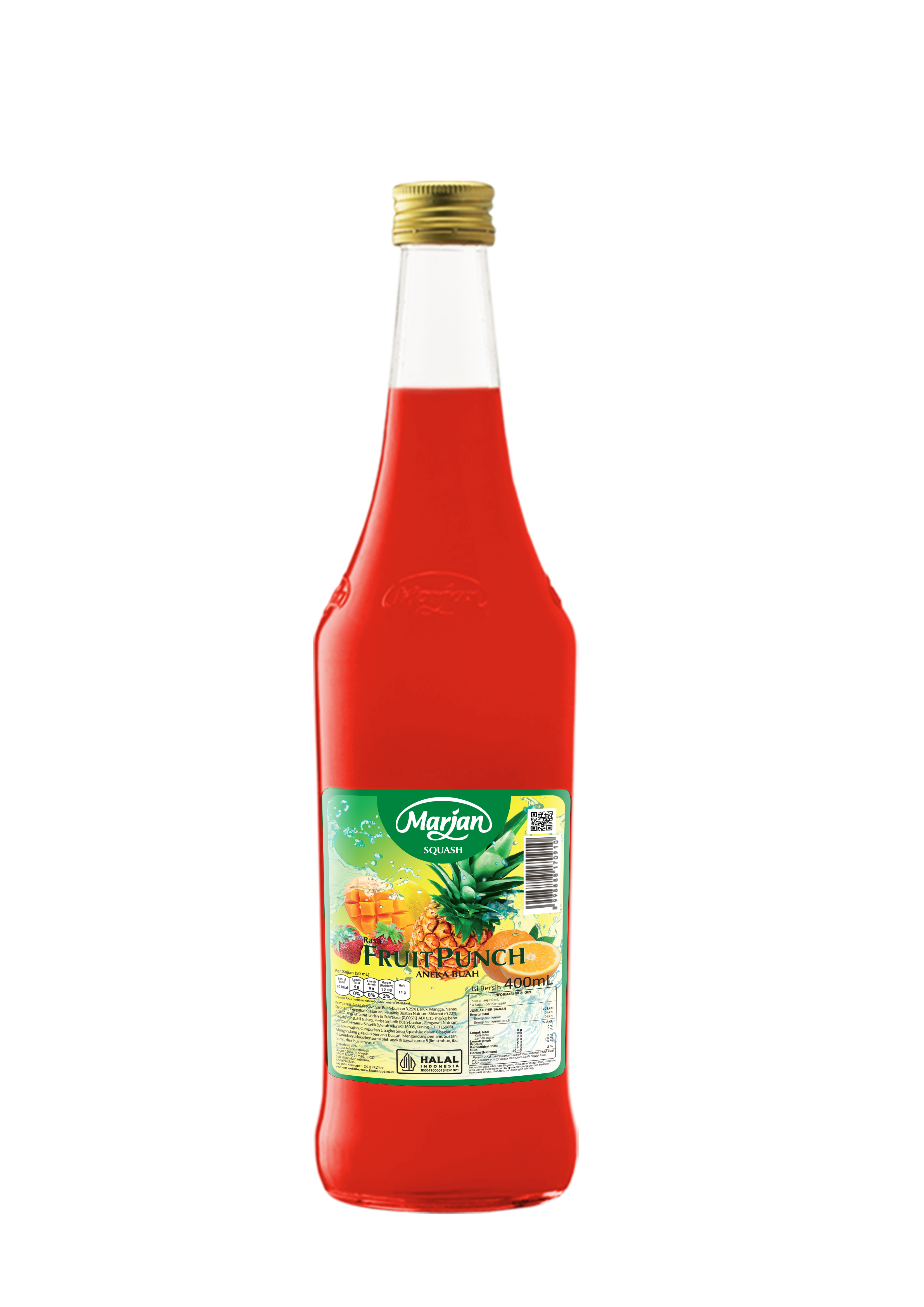 Marjan Rais Promo Marjan Squash Fruit Punch Sirup 400 Ml Diskon 22% Di Seller ...