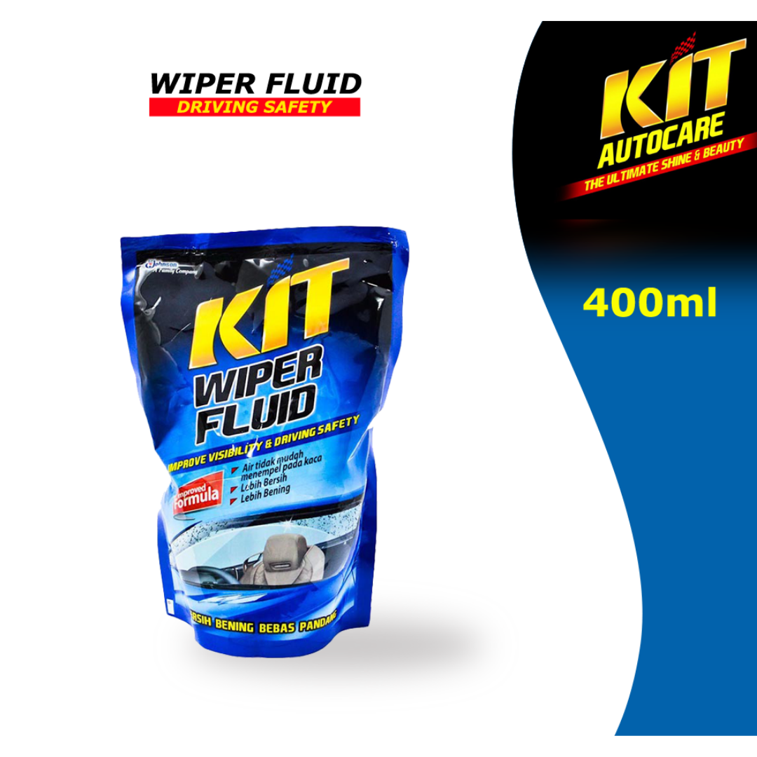 Promo KIT Wiper Fluid [400 mL] Pouch Pembersih Kaca Mobil Washer Fluid