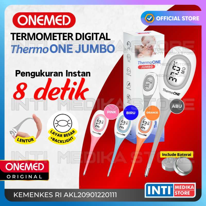 Jual Onemed Termometer Digital Jumbo Instant 8 Detik Hk908