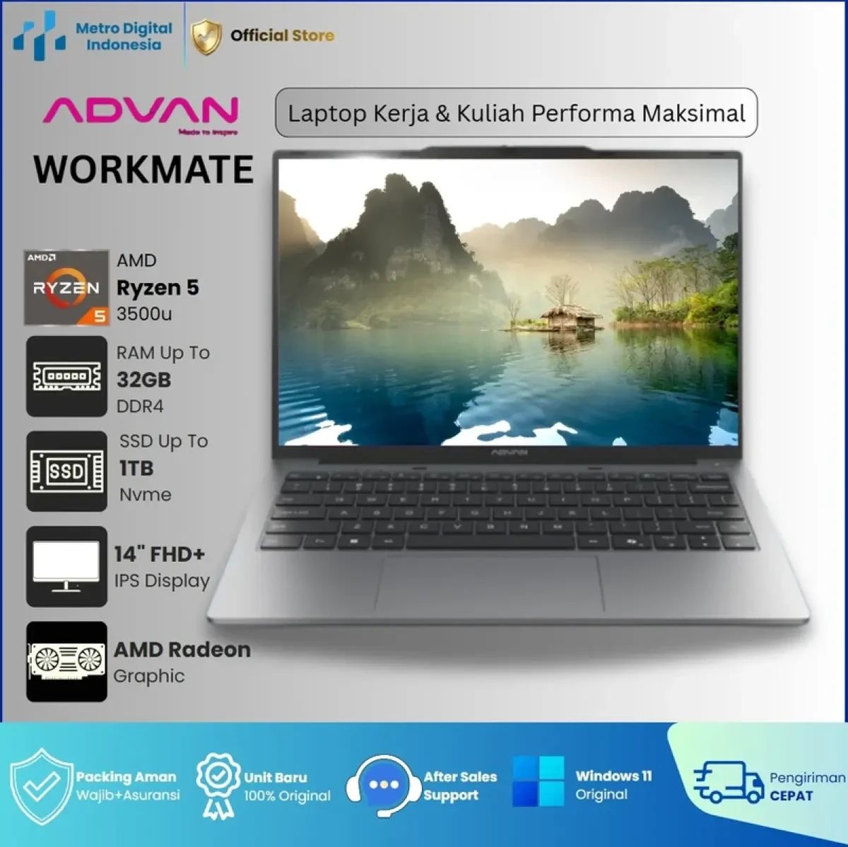 laptop motile ryzen 3500u uk