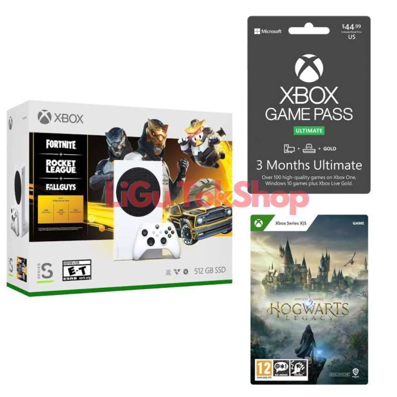 Jual Xbox Series S Console Glided Hunter Bundle Games Hogwart Legacy