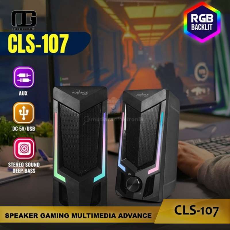 Cls Computer Rgb Jual Advance Cls-107 Speaker Gaming Laptop & Komputer Rgb Light Di ...