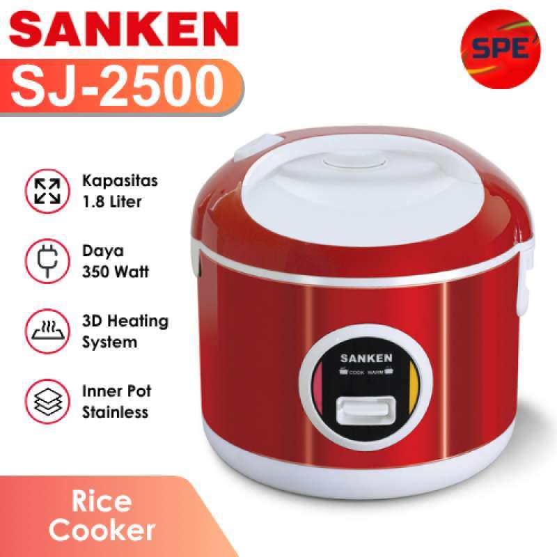 Jual Rice Cooker Stainless Steel Sanken Kapasitas Liter Sj