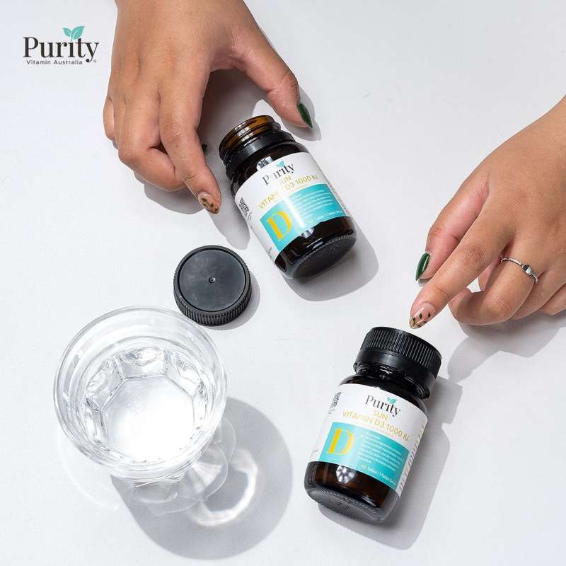 Jual Purity Vitamin D3 1000iu Suplemen Vitamin Menjaga Kesehatan
