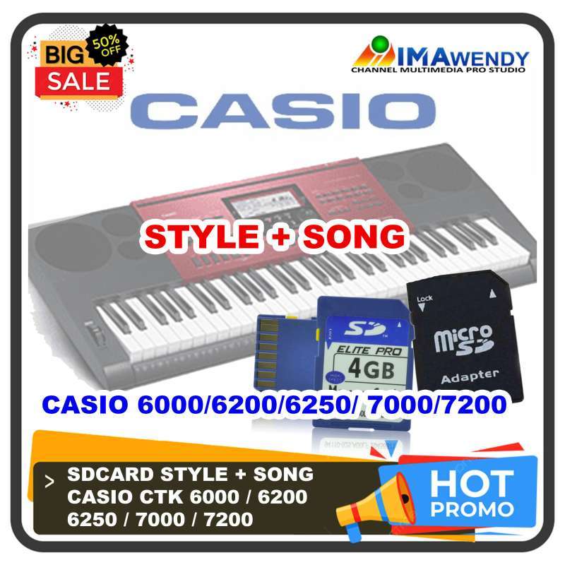 Promo Sdcard Style Dan Song Casio Ctk6250 Dan Ctk7000 7200 Diskon 22 Di Seller Revhsa Official Setia Jaya Kab. Bekasi Blibli