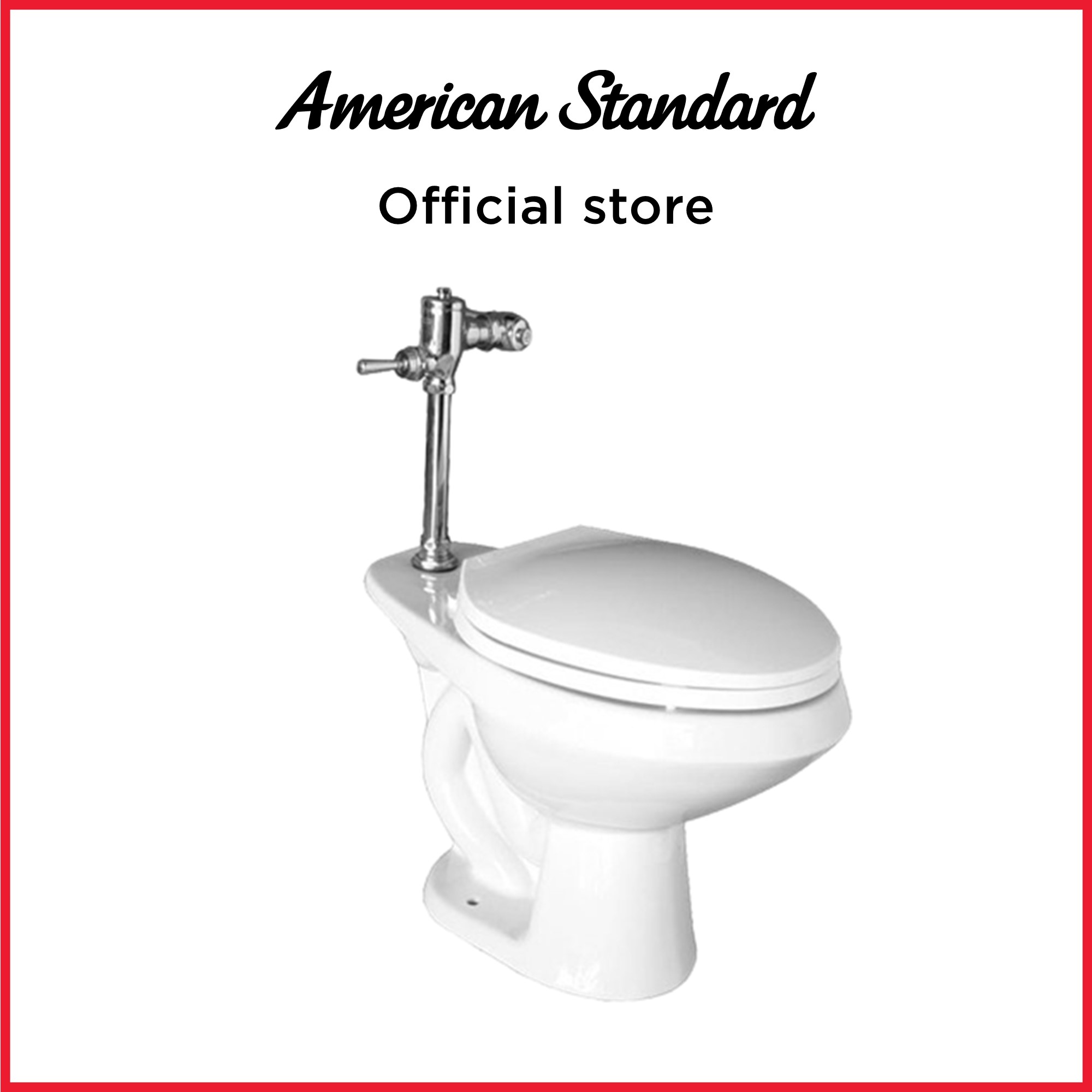 Promo American Standard Kloset Duduk Cadet II Elongated Top Spud