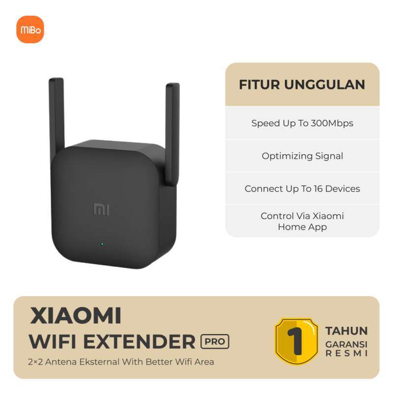 Xiaomi Mi Wi-Fi Range Extender Pro 300Mbps Penguat Signal Wifi