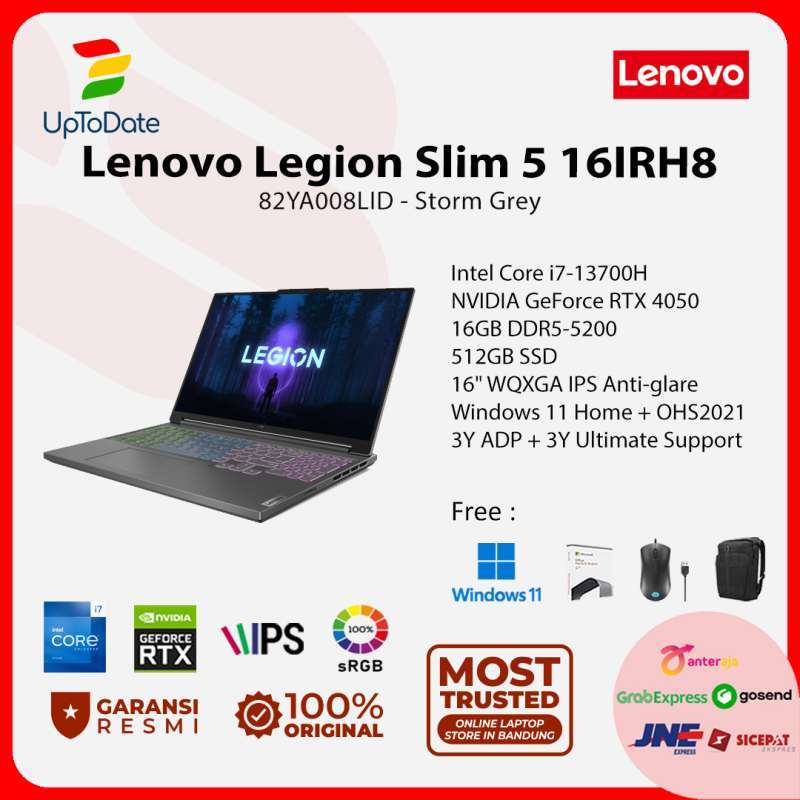 Promo Lenovo Legion Slim 5 16irh8 8lid Core I7-13700h 16gb 512gb ...
