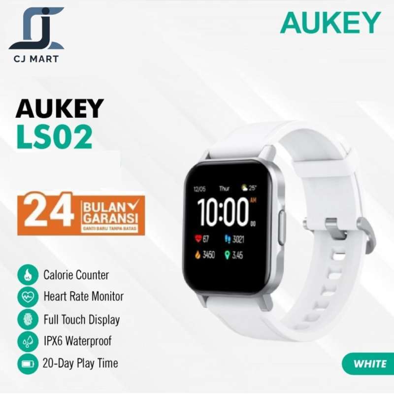 Jual Smartwatch Aukey Ls02 Fitnes Tracker 12 Activity Black