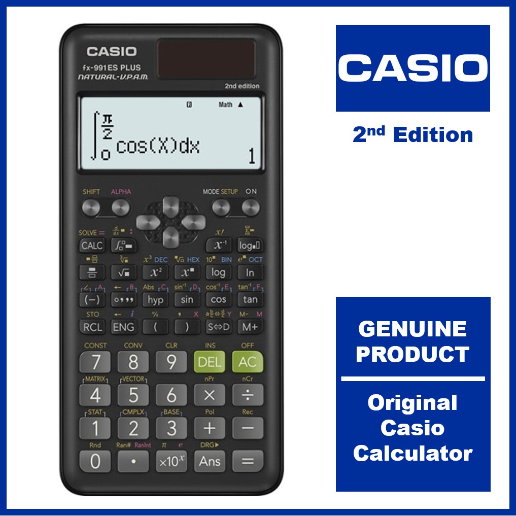 Jual CASIO SCIENTIFIC CALCULATOR FX 991 ES PLUS 2nd Edition di Seller ...