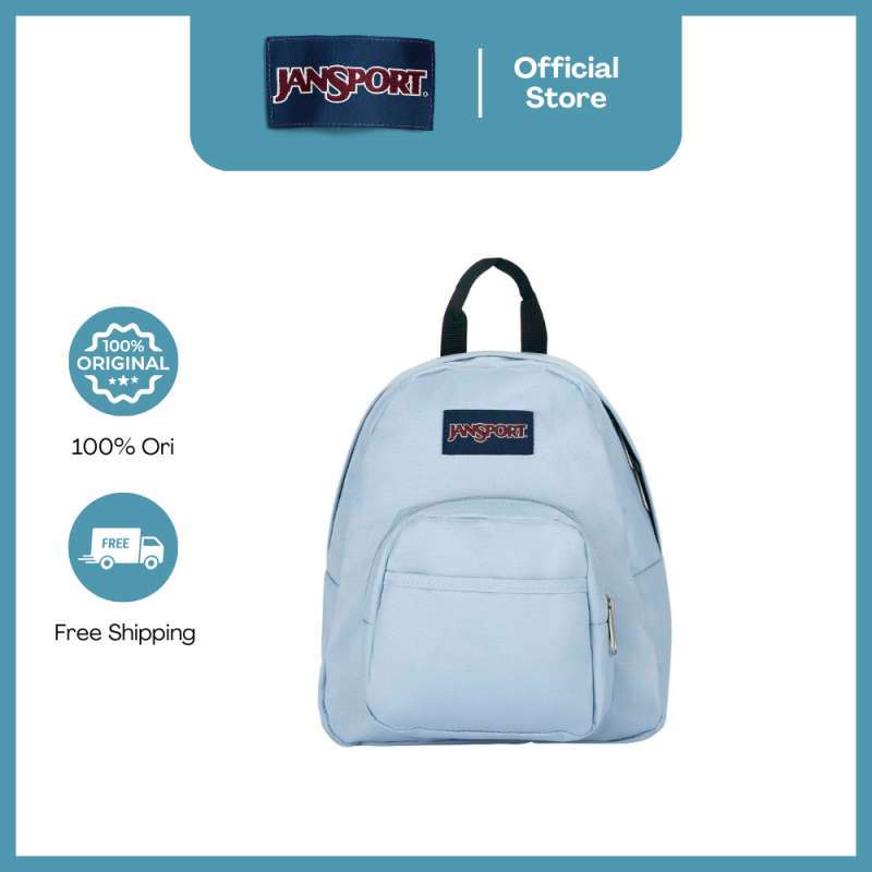 JanSport Tas Ransel Mini Backpack Mini Daypack Half Pint Blue Dusk