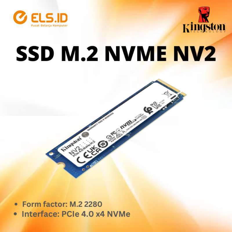 Promo Ssd M.2 Nvme 2tb Kingston Nv2 2280 Gen 4 Diskon 5% Di Seller Els ...