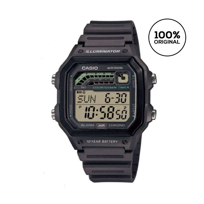 Jam casio wr100m hot sale