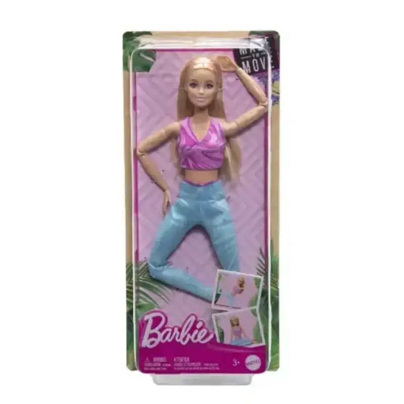 Barbie Made To Move Fashion Doll Assorted FTG80