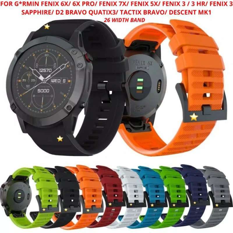 Jual Tali Jam Garmin Fenix 6x Pro Fenix 5x Plus Fenix Hr Quatix