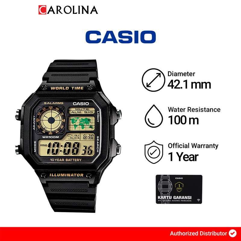 Model Casio Ae 1200 Wh Original Terbaru Harga Murah Oktober 2024