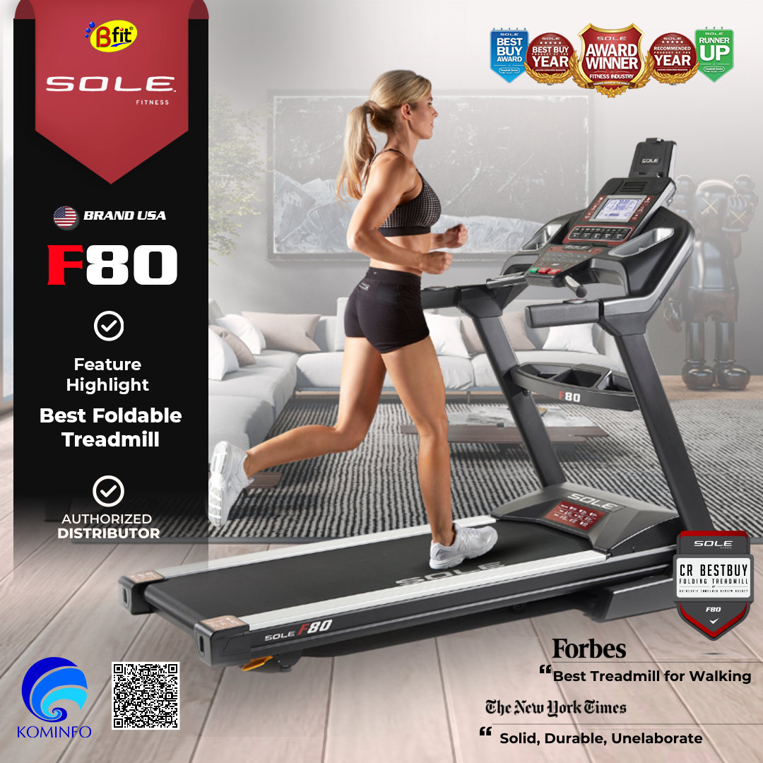 Promo Sole Fitness New F80 Treadmill Peralatan Fitness Diskon 36 di