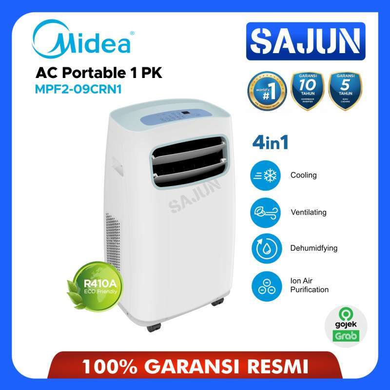 Jual Midea Ac Portable 1 Pk Mpf209crn1 Selfdiagnosis And Auto