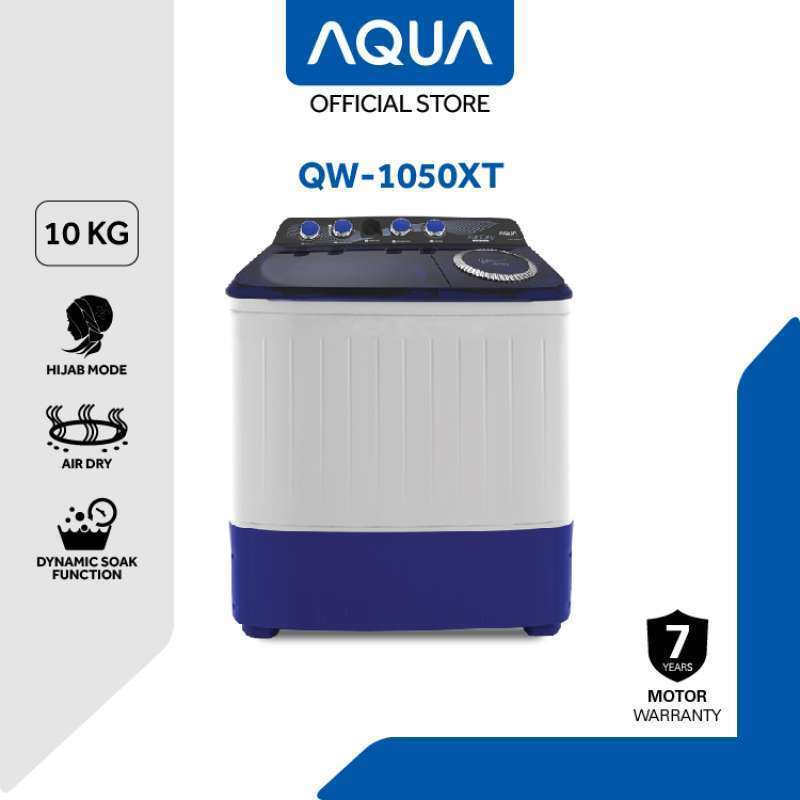 Mesin Cuci Aqua 10 Kg - Harga Terbaru Juli 2024 & Gratis Ongkir | Blibli