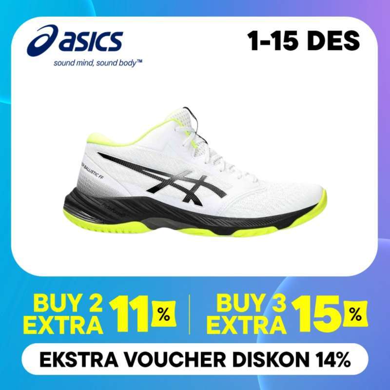 Promo Asics Men Netburner Ballistic Ff Mt 3 Standard 1051a074.102 Diskon 51 Di Seller Asics Official Store Pabuaran Tumpeng Kota Tangerang Blibli