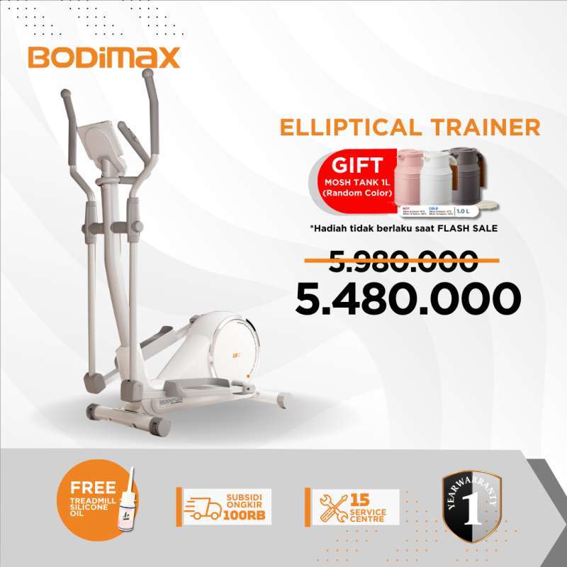 Promo BODIMAX PLUS ELLIPTICAL CROSS TRAINER ALAT GYM FITNESS