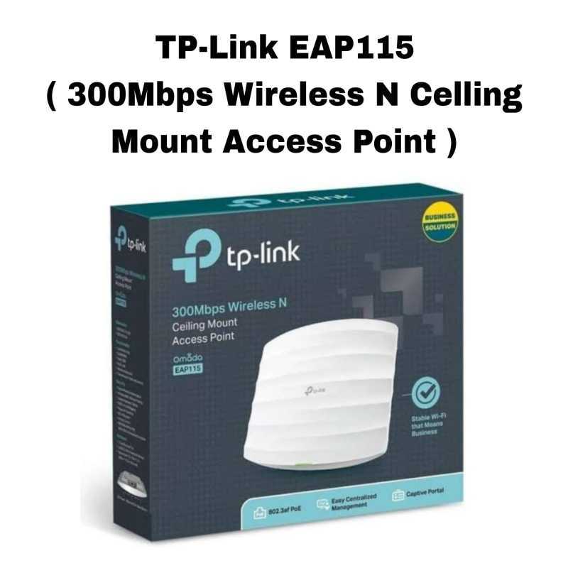 TP-Link EAP115 Access Point Wi-Fi N300 Mbps - Con PoE, Gestione Centralizzata - Foto 7