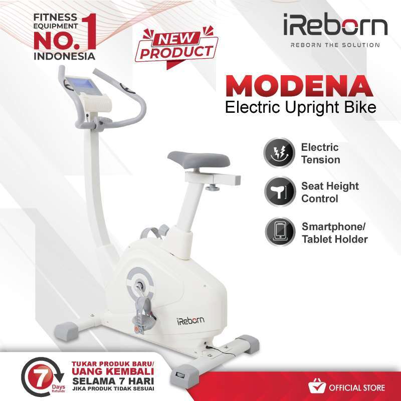 Promo Alat Fitness Sepeda Statis Elektrik Ireborn Modena Upright