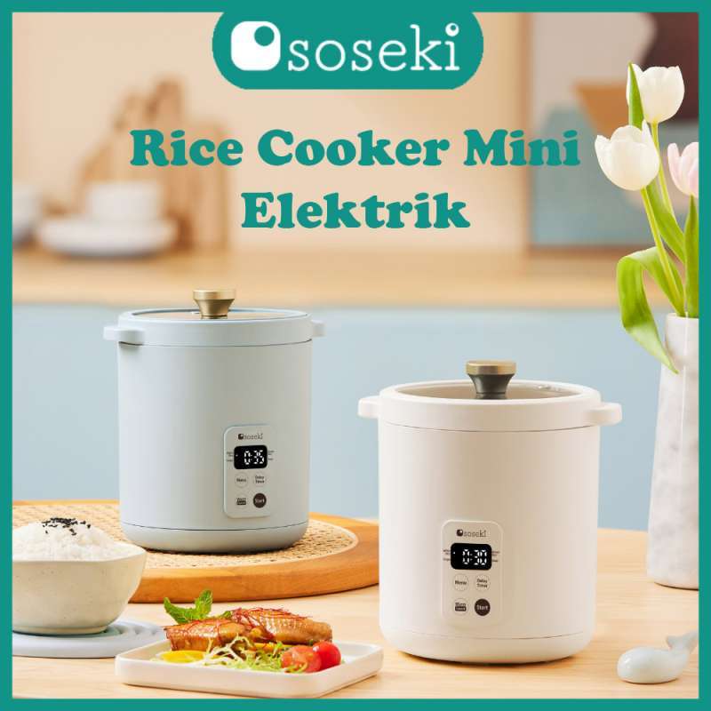 Promo Soseki Rice Cooker Mini Elektrik 1.2l / Mini Rice Cooker Digital
