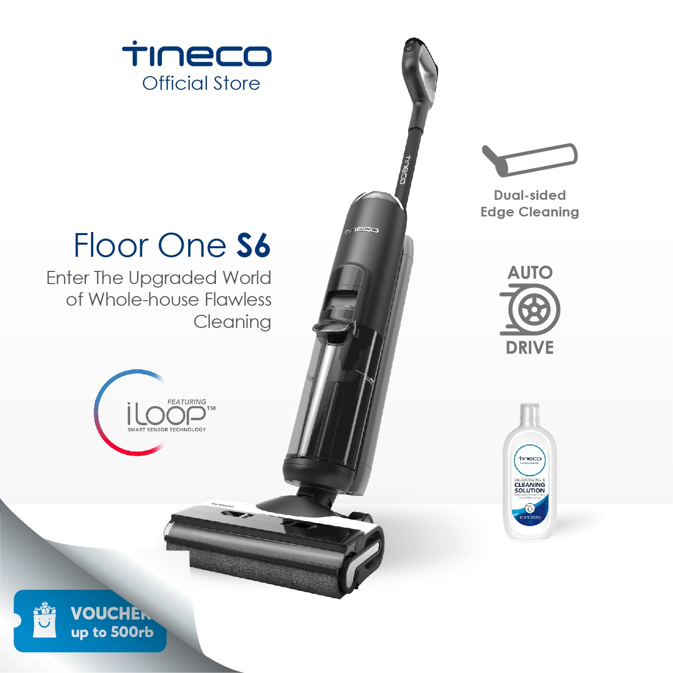 Tineco Floor One S3 Smart Wet/Dry Vacuum With S4 Handheld, 55% OFF