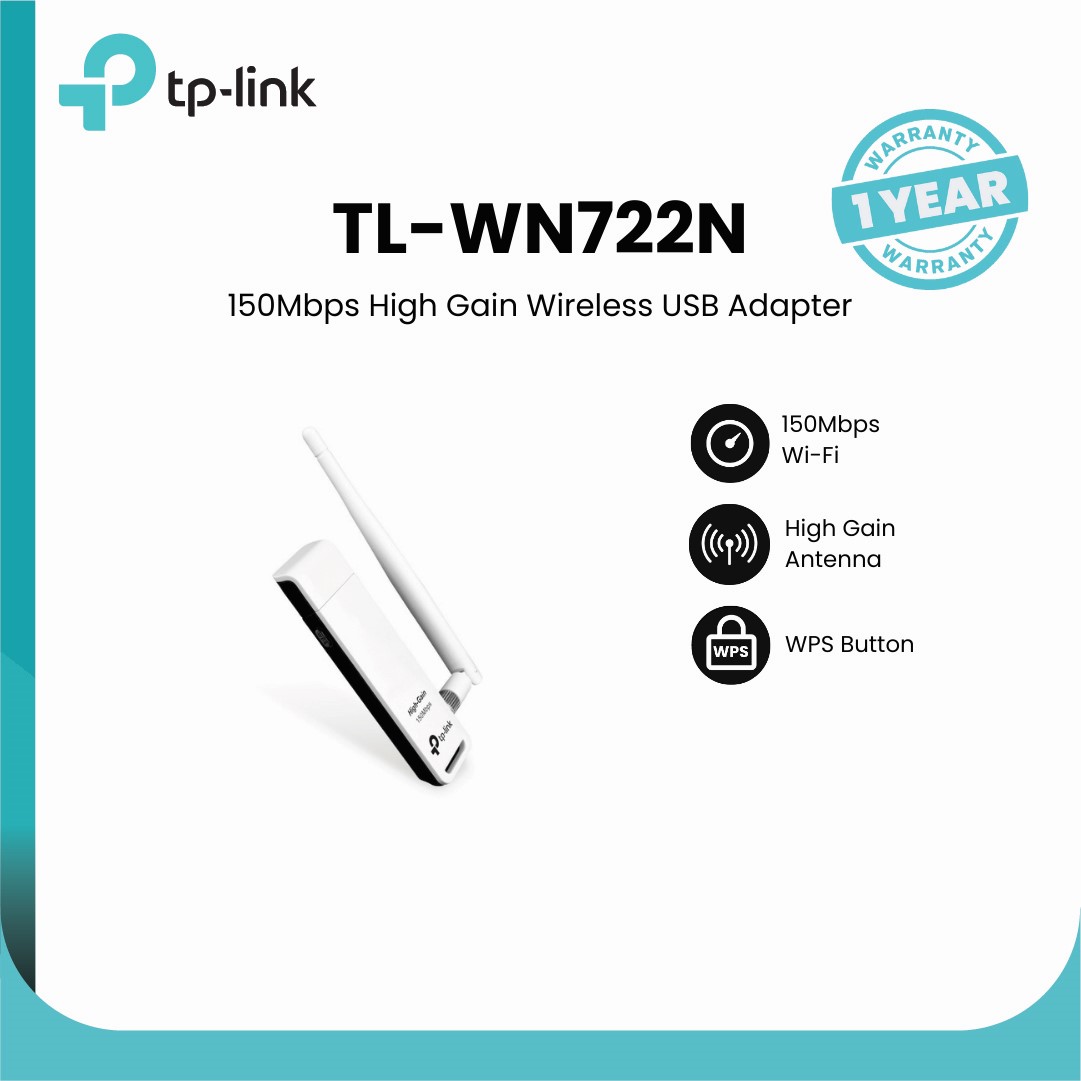 Promo Tp-link Tl-wn722n Wireless Usb Adapter 150mbps Diskon 17% Di ...