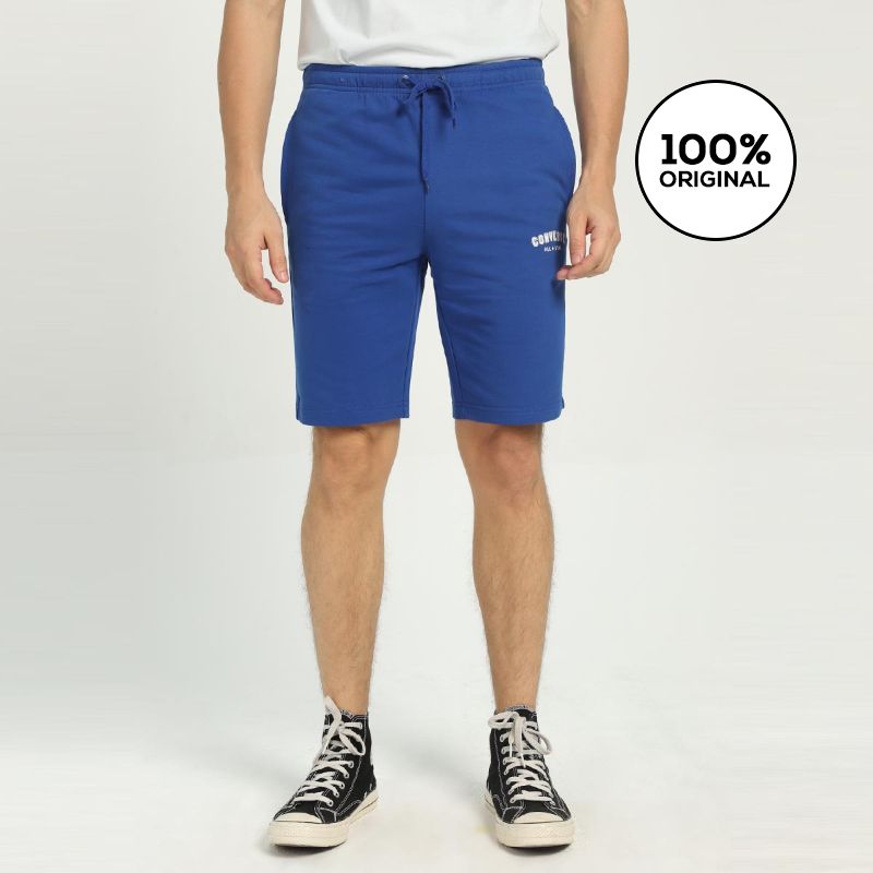 Pantaloncini converse blu hotsell