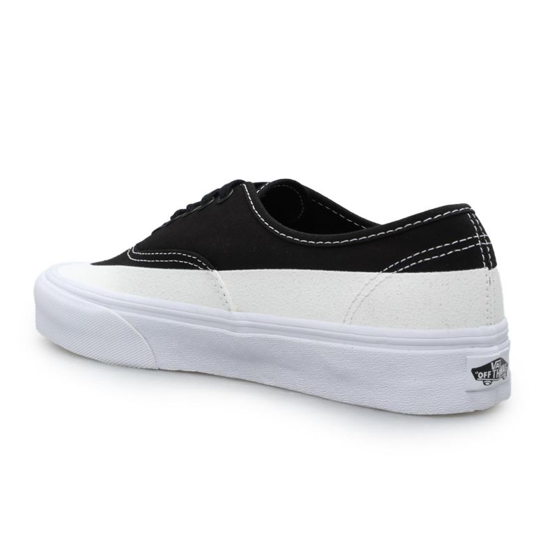 Vans authentic white black sole new arrivals