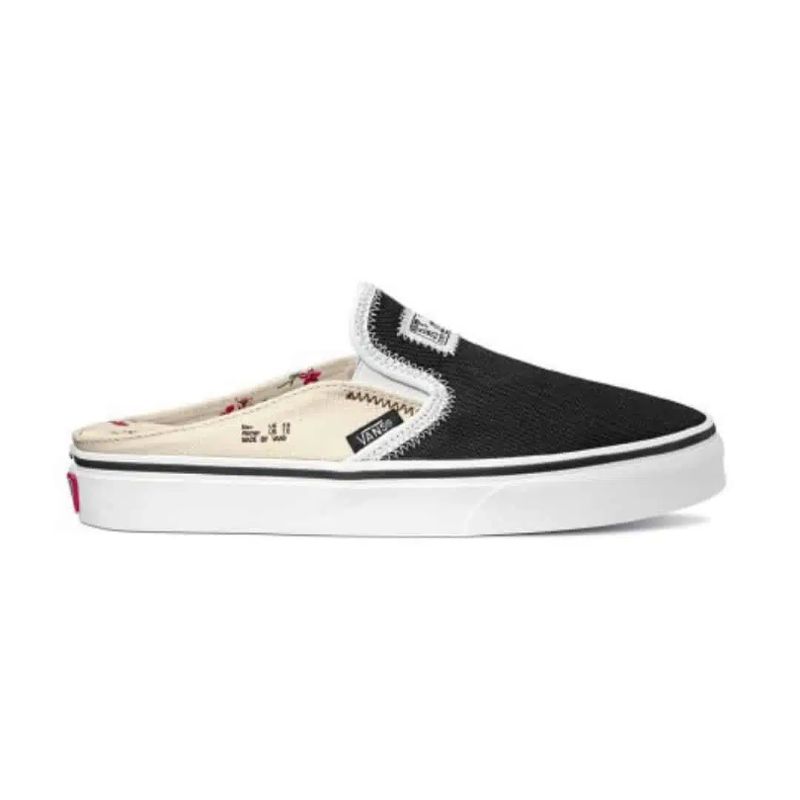 Vans slip store on outside in