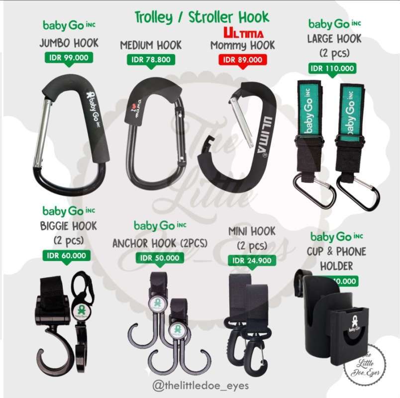 Baby Go Inc Jumbo Biggie Stroller Hook