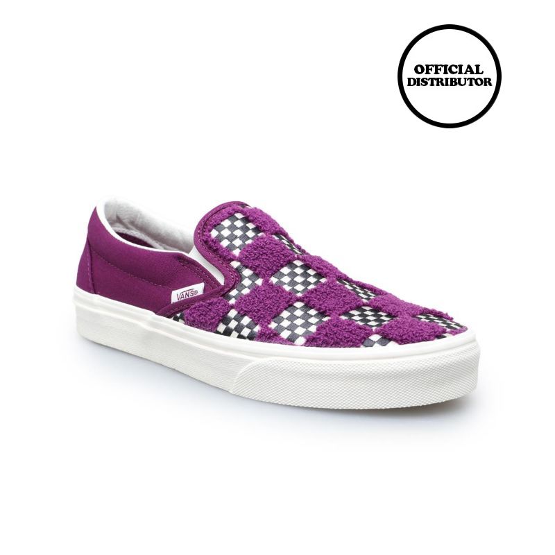 Dark purple slip best sale on vans