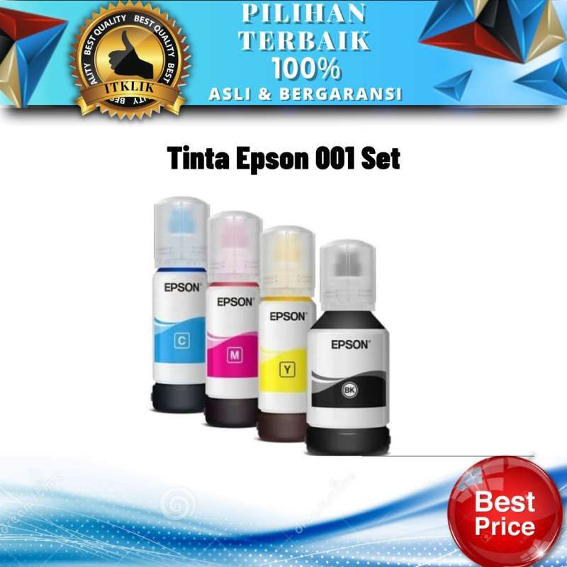 Daftar Harga Tinta Epson 001 Original & Spesifikasi Lengkap Oktober 2024