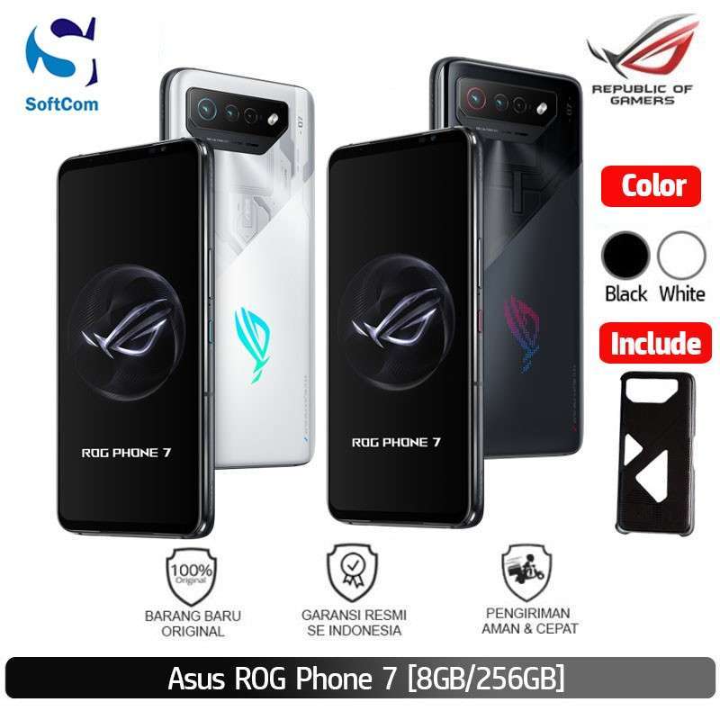 Jual Asus Rog Phone 7 [8gb/256gb] Garansi Resmi Di Seller Softcom ...