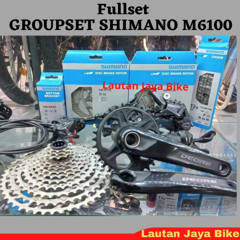 Jual Groupset Shimano Deore m6100 12 speed di Seller Lautan Jaya