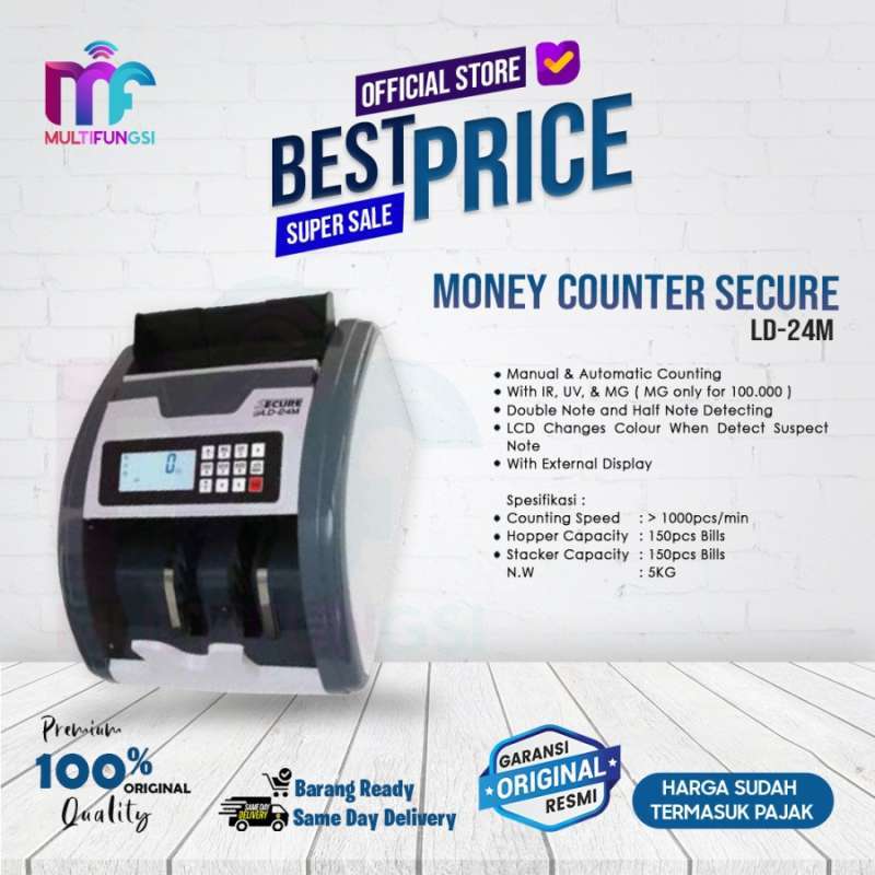 Secure Money Counter Jual Karet Mesin Hitung Uang Secure Terbaik April 2026 - Harga Murah ...