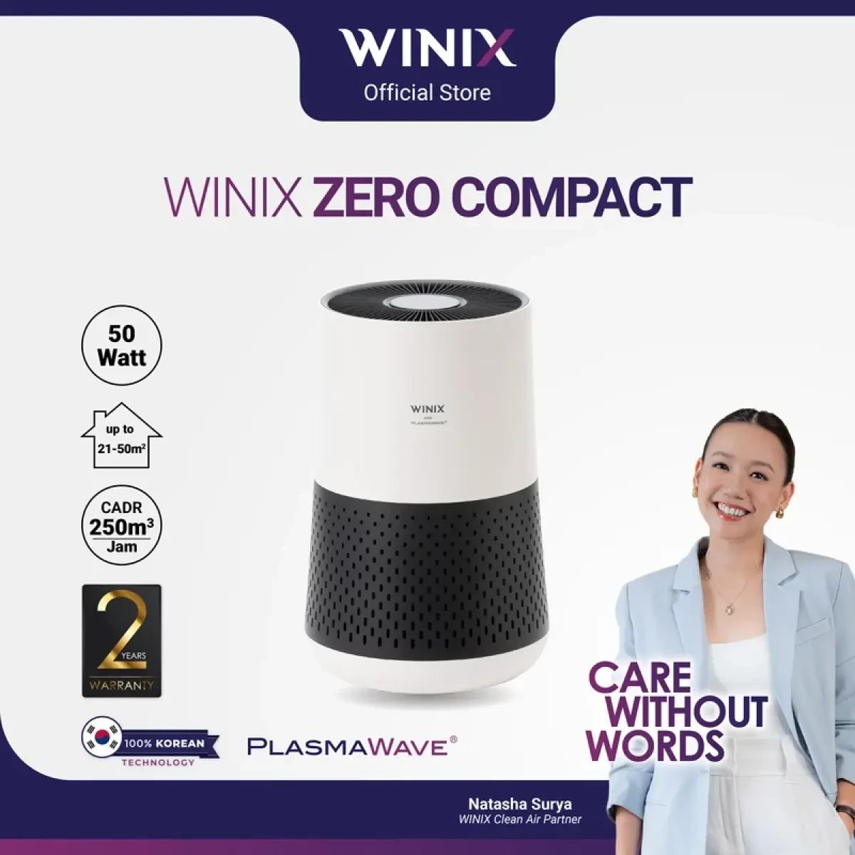Winix Zero Compact Air Purifier Pembersih Udara Garansi Resmi Indonesia ...