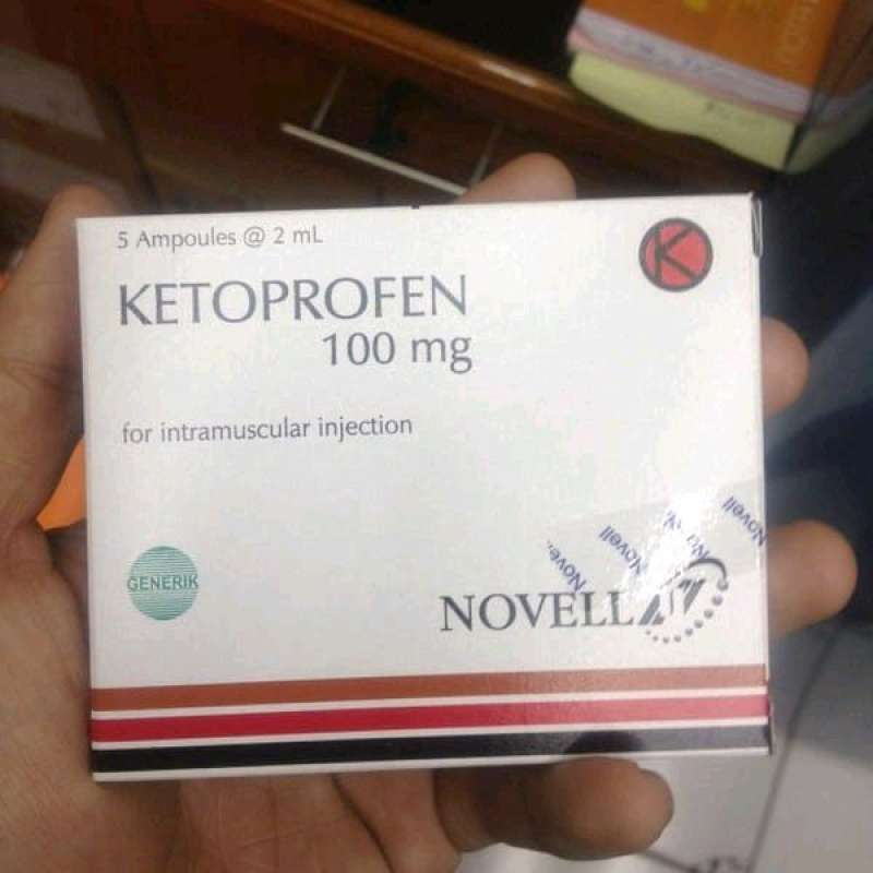 Jual Ketoprofen 100mg Injeksi Per Box Isi 5 Vial Original Di Seller
