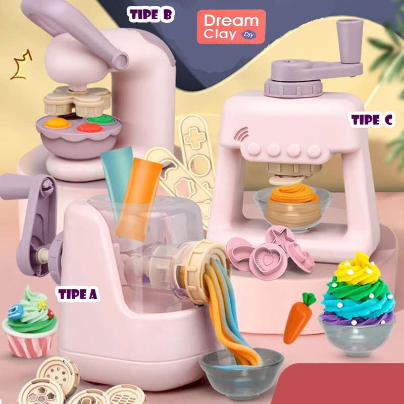 Jual Mainan Anak Dream Clay Playdough Lilin Clay Pretend Playset