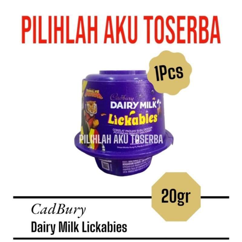Promo Cadbury Cokelat Dairy Milk LICKABLES ( HARGA 1 PCS ) Diskon 12