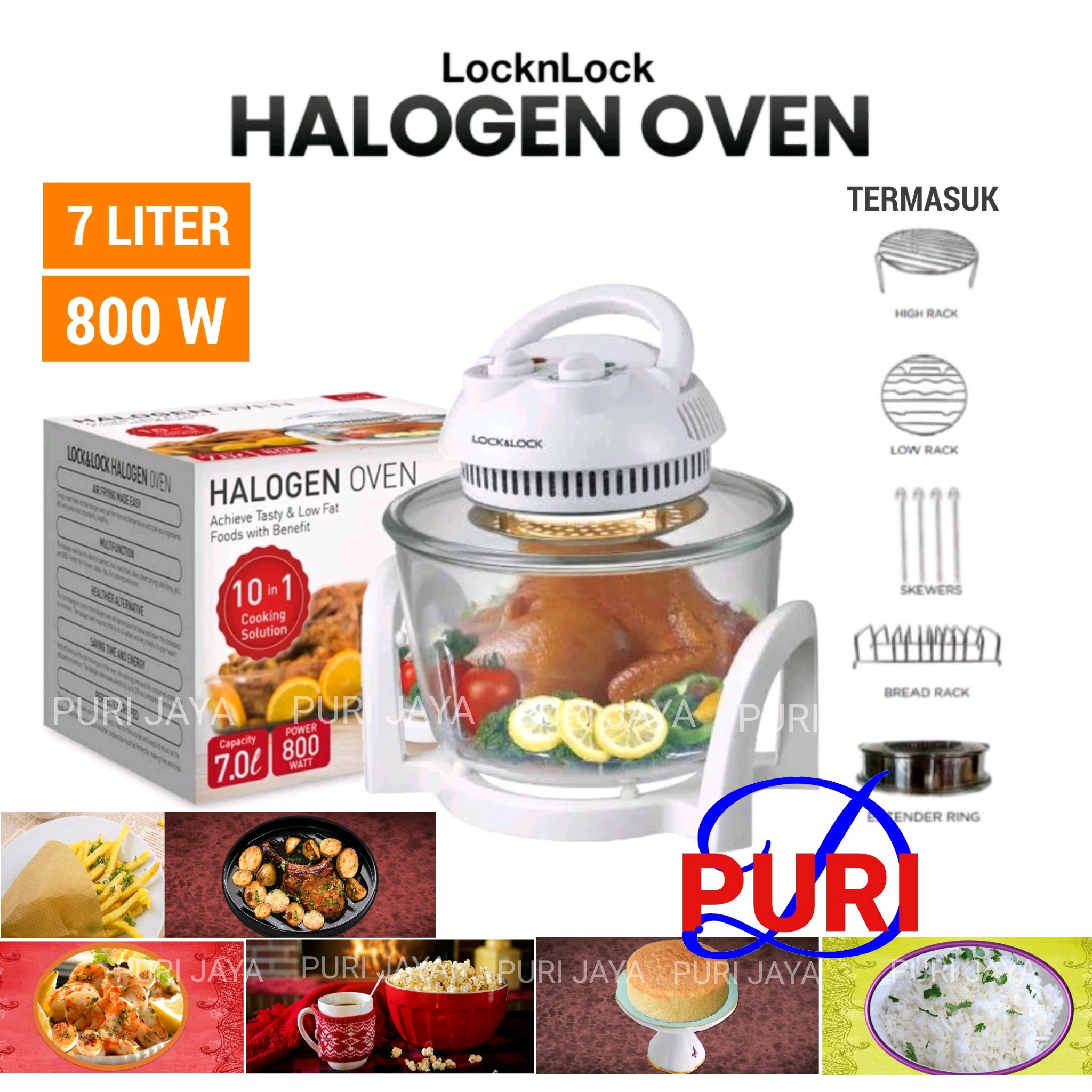 Jual LocknLock Oven 9L Green Electric 750W Lock n Lock & Lock Lock&Lock