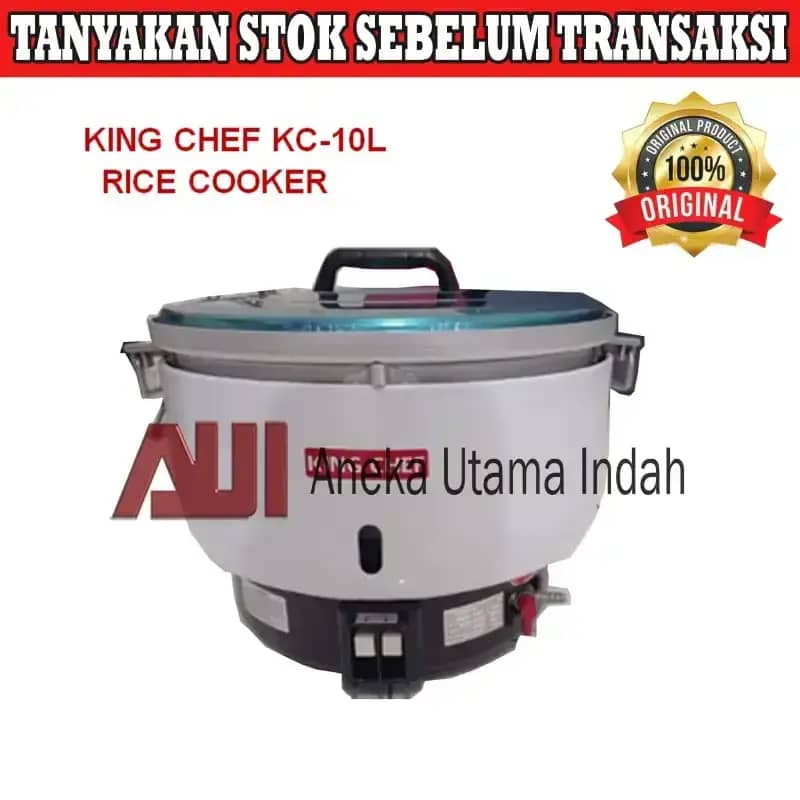 Jual King Chef Kc-10l Gas Rice Cooker 10 Liter Penanak Nasi