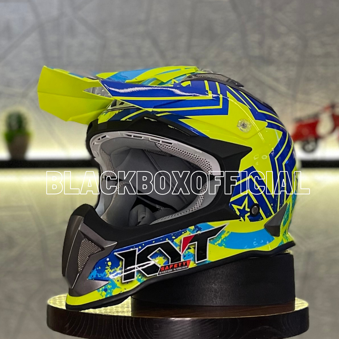 Helm Kyt Strike Eagle Casco Motocross Kyt KYT Motocross Retailer