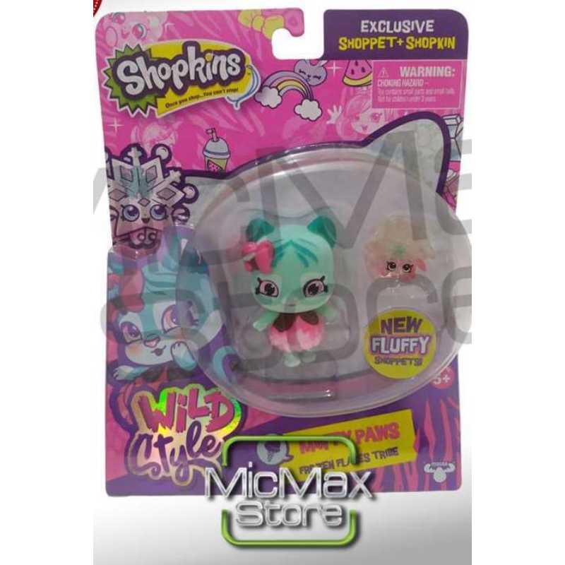 Shopkins New Fluffy Shoppets Minty Paws MS56978